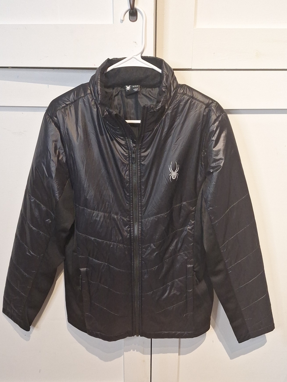Spyder Men's Black Quilted Puffer Jacket